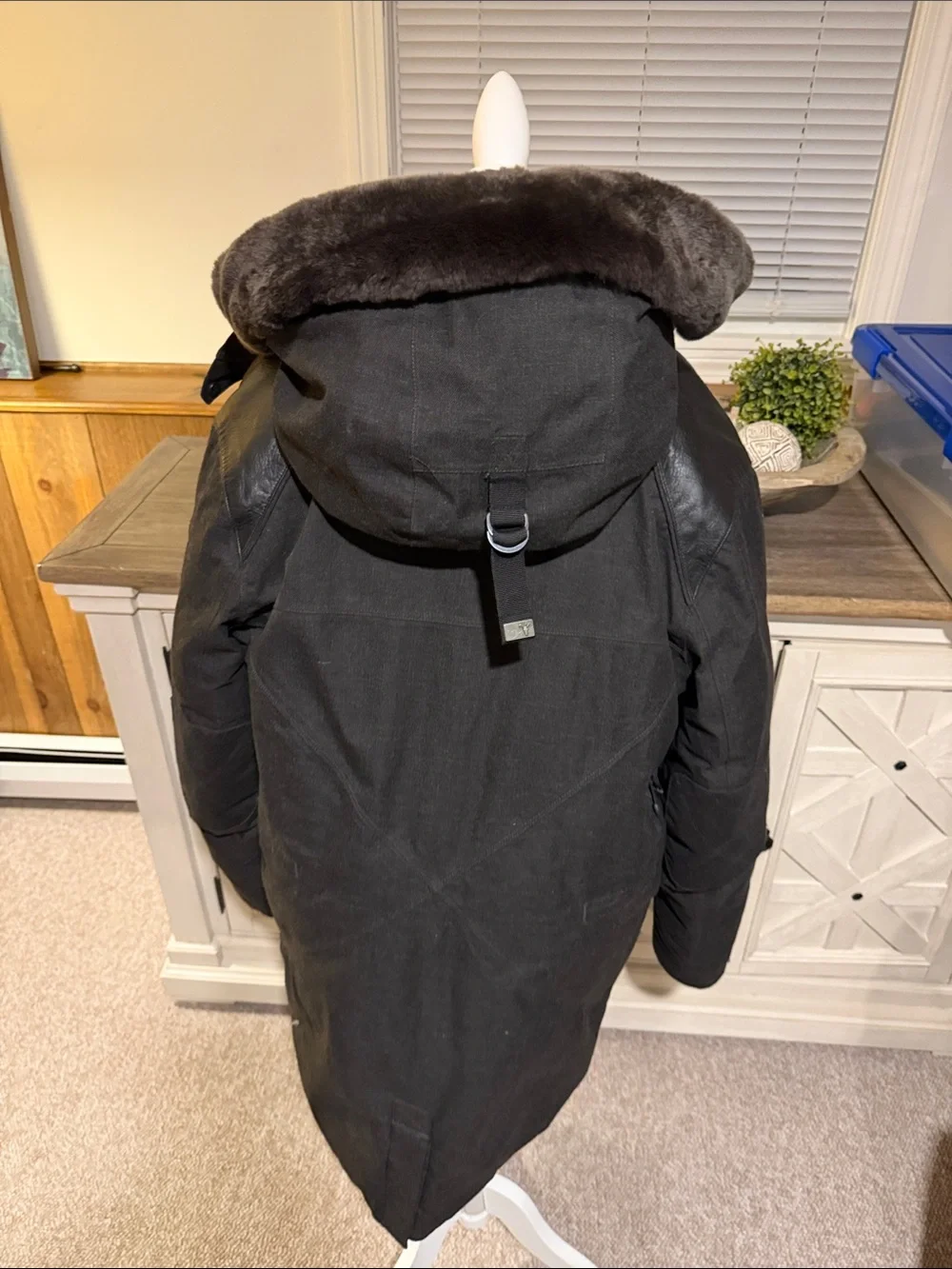 Nobis Men's Black Hooded Puffer Coat - Warm Winter Parka